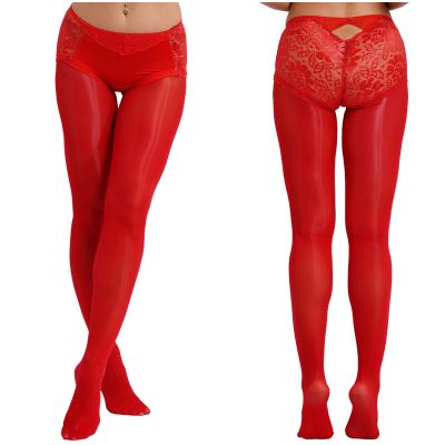 Womens Bodystockings Ultra Thin Tights Underwear Pantyhose Footed Stockings Oil